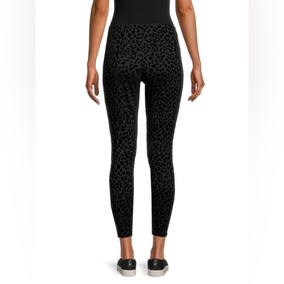 New Nanette Lepore Black Leopard Print Leggings Size Small - Picture 3 of 5